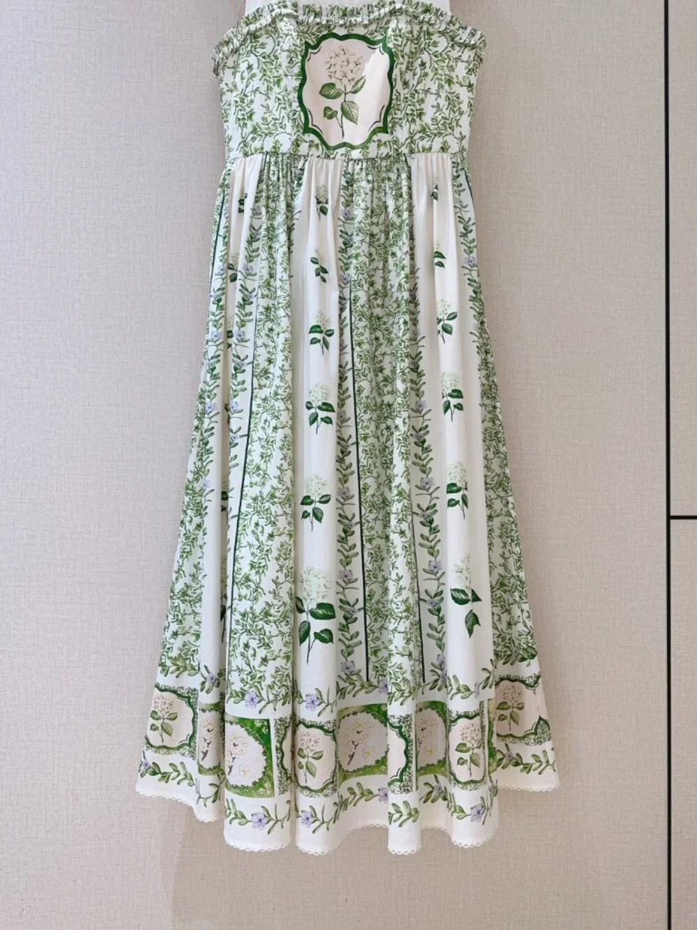Agua by Agua Bendita Green Floral Print Slip Dress - Picture 2 of 7